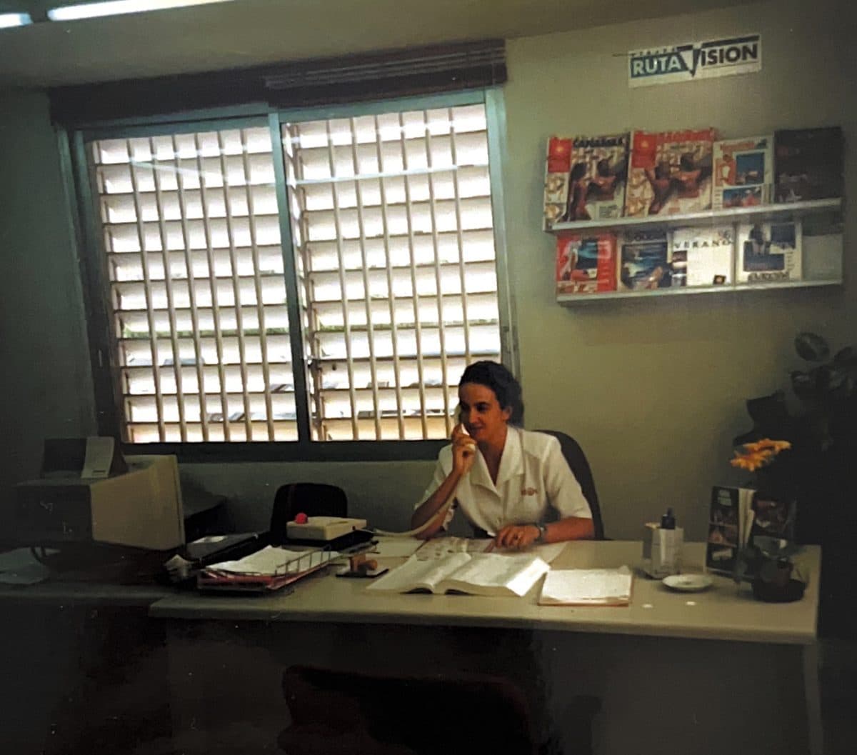 Carmen Flores guiando en Córdoba